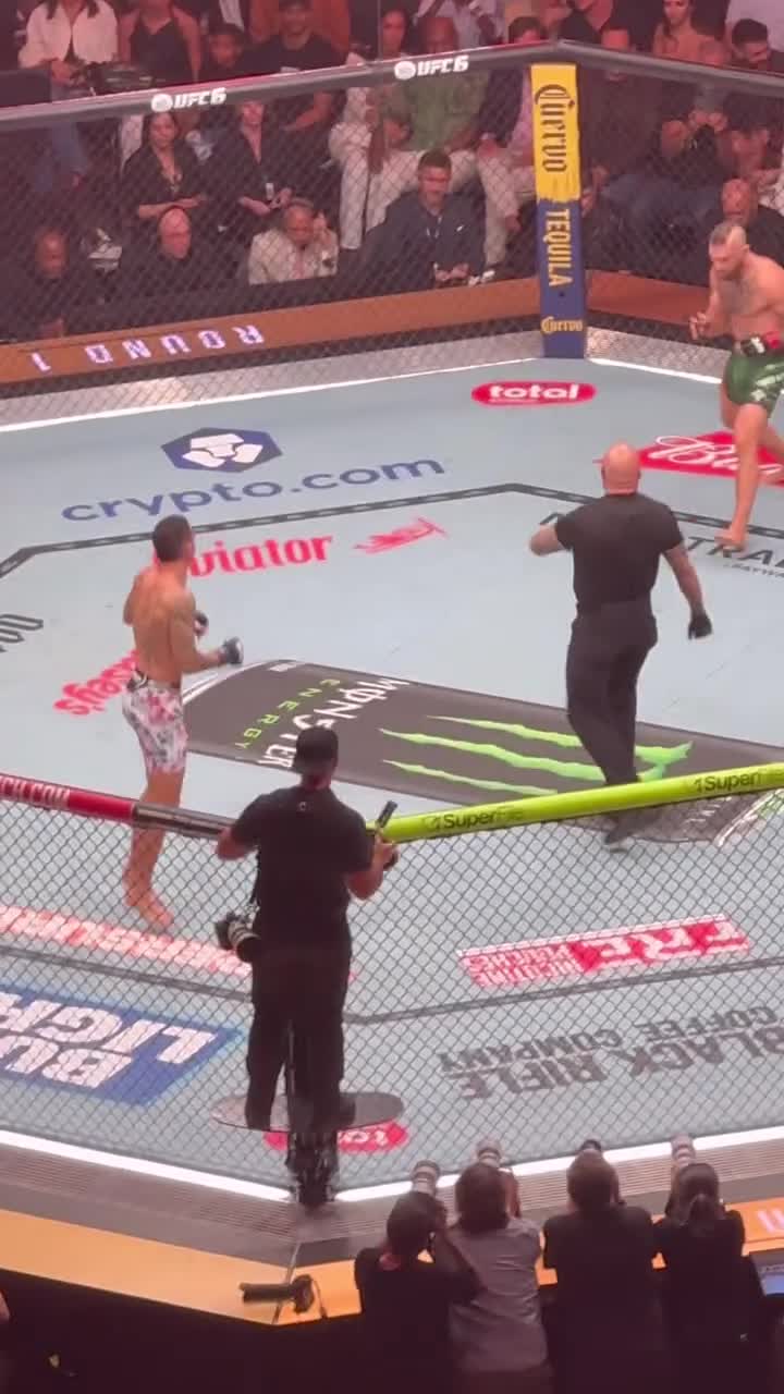 3M views · 17K reactions | Conor McGregor opened with a wild kick… and it may have cost him the fight.  Disappointing end to an impressive card What’s next for the Mac? #UFC329 | Wristlock MMA