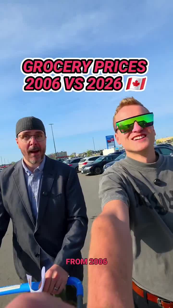 1.4M views · 5.3K reactions | We found a grocery receipt from 2006 and compared it to 2026 prices...  Obviously, times have changed, so we grabbed products that were as identical as possible. The bigg